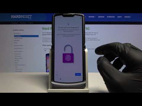 Motorola Razr 5G Set Up Process - Android Initial Setup Operation