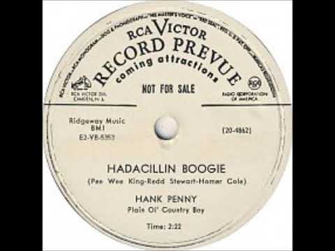 Hadacillin Boogie ~ Hank Penny, Plain Ol' Country Boy (1952)