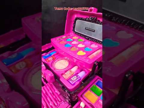 Kawaii Pink Makeup Kit for young girls | makeup set toys #toys #makeup