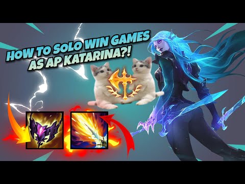How I DOMINATE as AP Katarina!? 🔥😈  Tips to Solo Carry! 🗡💥