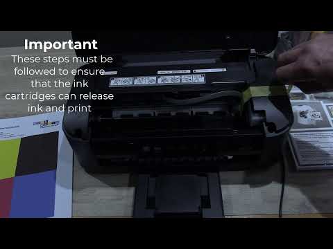 Video thumbnail: Recieve Printer With Refillable Cartridges Installed