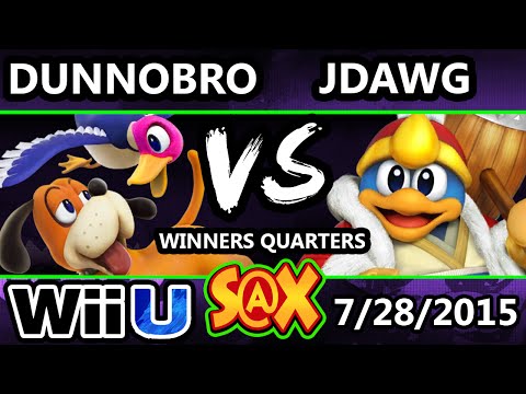 S@X Arcadian - DunnoBro (Duck Hunt) Vs. Jdawg (Dedede) SSB4 WQ - Smash Wii U - Smash 4t