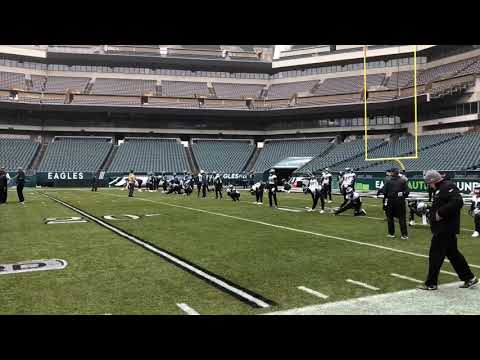 Eagles' final practice before Wild Card game