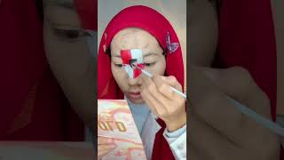 Download lagu menggambar garuda diwajah😱 #indonesia #makeuptutorial #transisimakeup mp3