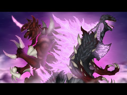 Destroshin Godzilla VS Evolved Destoroyah | ANIMATION | FINAL PART (SPECIAL 1M SUBS)