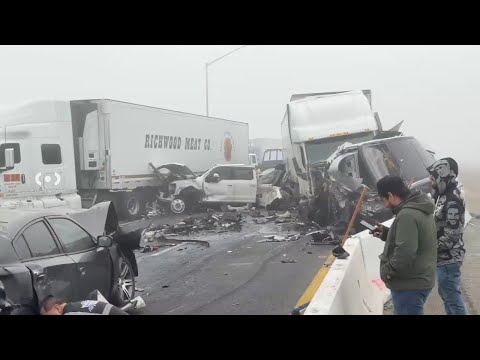 59-vehicle crash forces closure of Highway 99 in Central California, CHP says