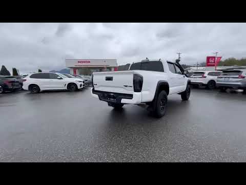 2019 Toyota Tacoma 4x4 Double Cab V6 Auto TRD Off Road in White for sale at Murray Honda in Chilliwack, BC