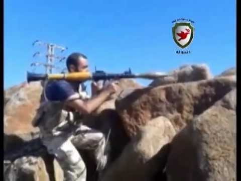 استهداف تمركز لقوات النظام بقذيفة آر بي جي من قبل لواء الأنصار في الحولة في ريف حمص
