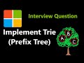 Implement Trie (Prefix Tree) - Leetcode 208