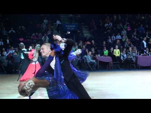 Lauris Paegle - Jelizaveta Rukosujeva - Lithuanian open 2014 WDSF youth open st final slow waltz