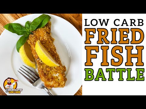 Low Carb FRIED FISH Battle 🐟 The BEST Keto Fried Fish Recipe!