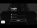 Amazing Transparent Login Form Just By Using HTML & CSS Amazing Transparent Login Form Just By Using HTML & CSS