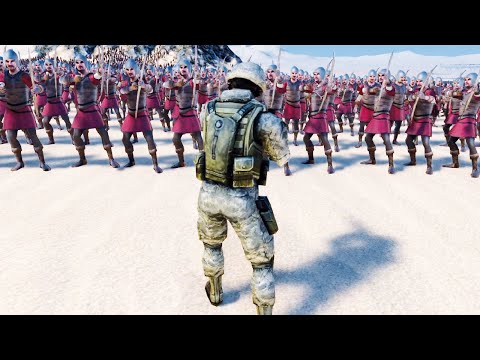 MODERN SOLDIER VS 25,000 MEDIEVAL ARCHERS - UEBS MODS - Ultimate Epic Battle Simulator