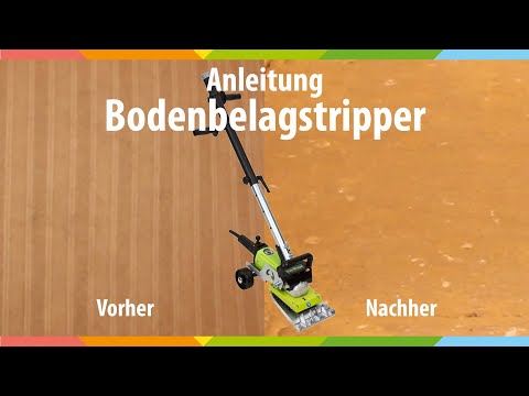 Anleitung zum Bodenstripper - Teppich Schmidt