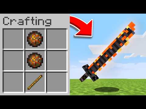 I Added CUSTOM WEAPONS into Minecraft…