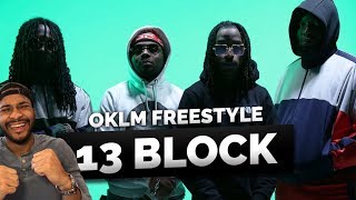 (FRENCH RAP) 13 Block - OKLM Freestyle Part 2 “Faut Que” | AMERICAN REACTS