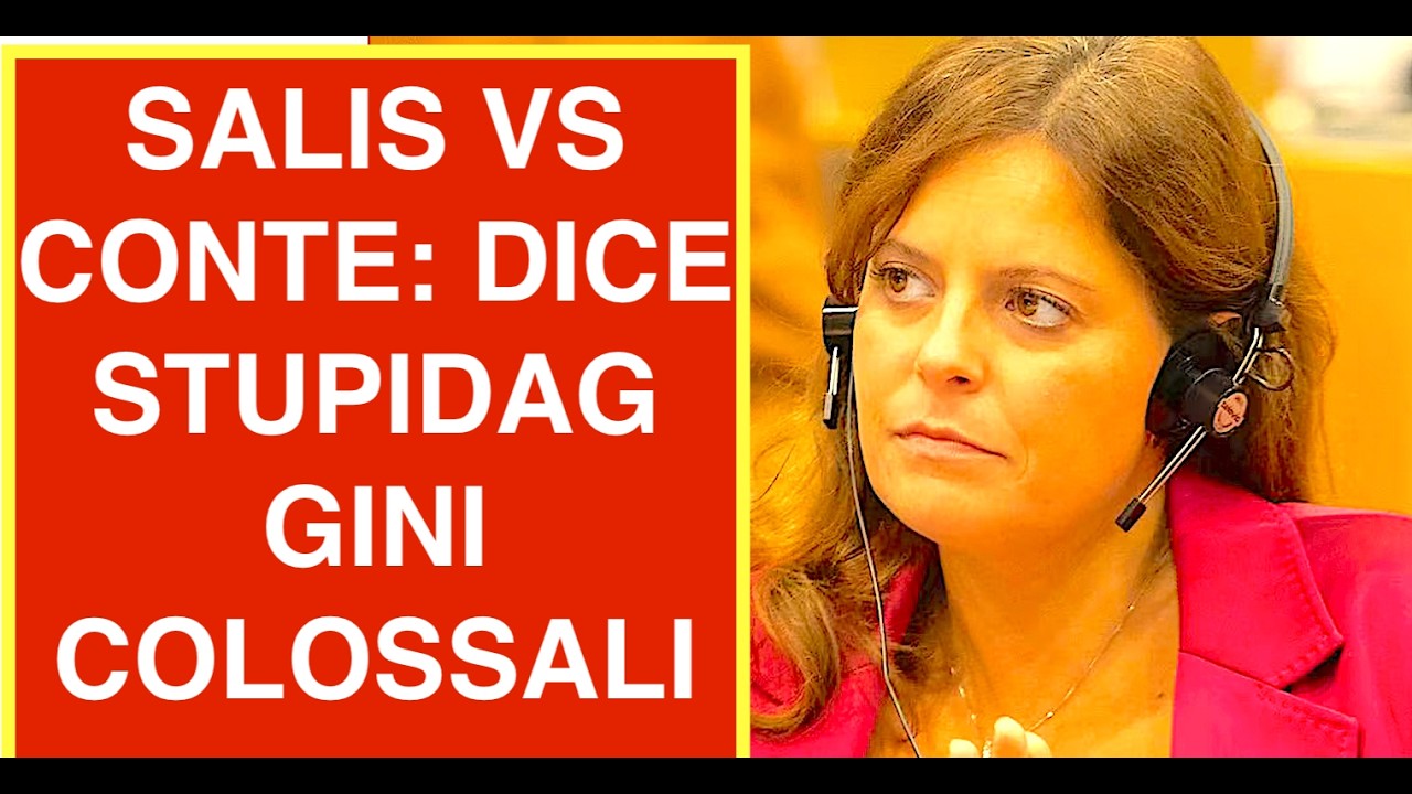 ILARIA SALIS VS CONTE: DICE STUPIDAGGINI COLOSSALI
