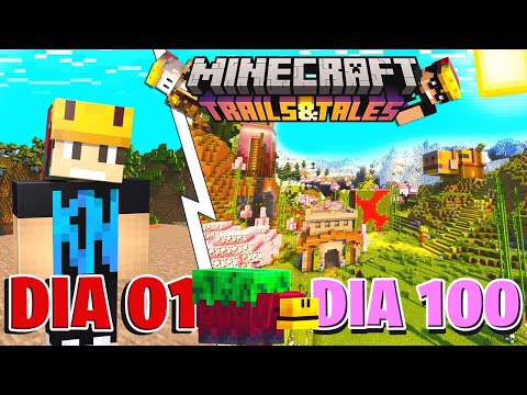 SOBREVIVI 100 DIAS NO MINECRAFT SURVIVAL 1.20 EM TRIO - O FILME