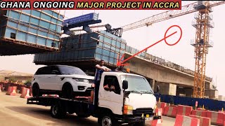 Mega ongoing project over the Motorway In Ghana 🇬🇭 (Reality in Ghana)