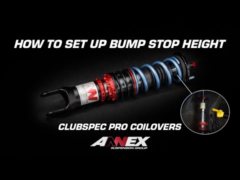 How to set up bump stop height - Annex ClubSpec Pro coilovers