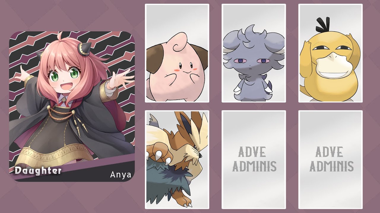 Spy x Family crossover with Pokemon (If Anya, Loid and Yor were pokemon trainers)