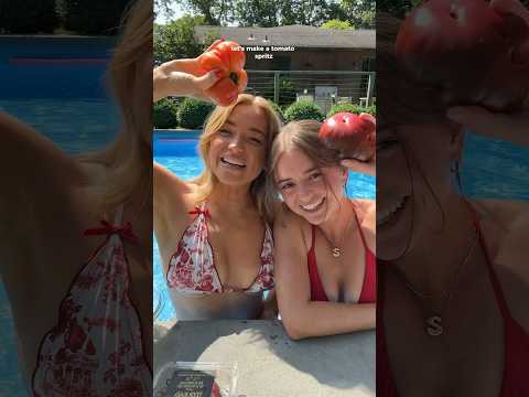 Tomato Spritz Girl Summer with @AlixTraeger