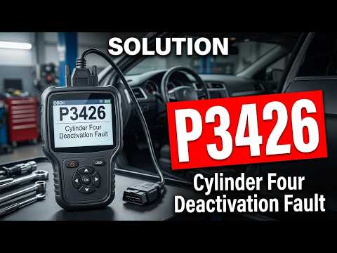 HOW TO FIX P3426 OBD II ERROR CODE - Cylinder Four Deactivation Fault