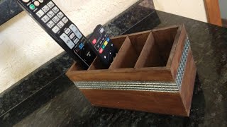 Porta Controle / Artesanato / Betume