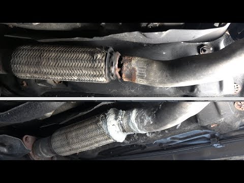 Broken exhaust pipe repair