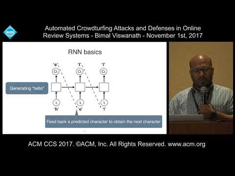 ACM CCS 2017 - Automated Crowdturfing Attacks and Defenses [...] - Bimal Viswanath