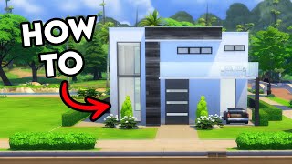 How To Build A Modern House In The Sims 4