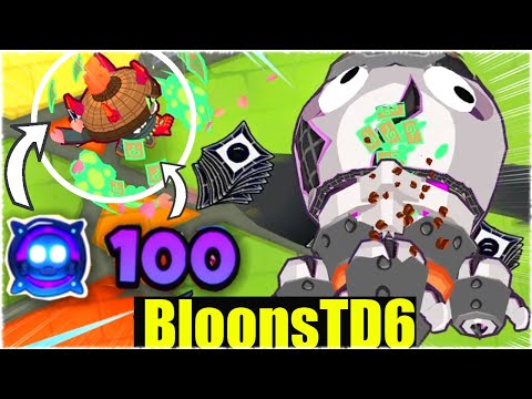 LEVEL 100 NINJA PARAGON VS RUNDE 200! - Bloons TD6 [Deutsch/German]