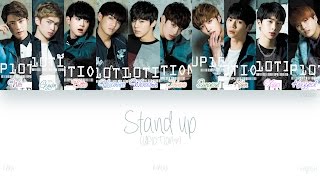[KAN|ROM|ENG] UP10TION (업텐션) - Stand up (Color Coded Lyrics)