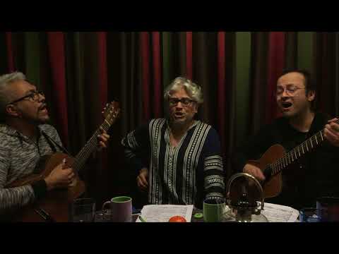 Trio Galantes - Amsterdam - Rehearsing "Noche No te vayas" (Roberto Cantoral)