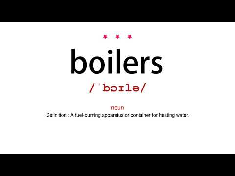How to pronounce boilers - Vocab Today