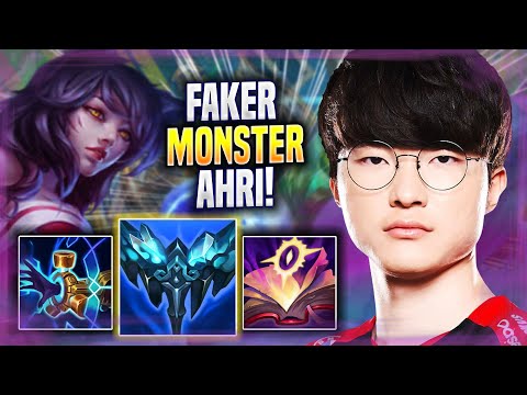 FAKER IS A MONSTER WITH AHRI! - T1 Faker Plays Ahri MID vs Vex! | Season 2022