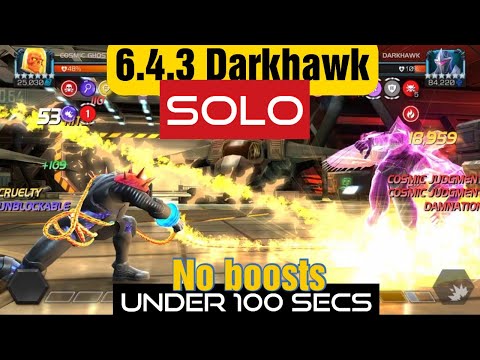 CGR vs Darkhawk | Solo | 6.4.3 Boss | #mcoc #marvel #contest