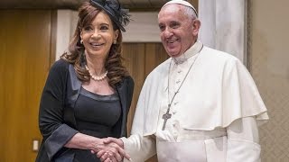 07 de JUN. Despedida de Cristina Fernández y su Santidad el Papa Francisco. Visita Oficial a Roma.