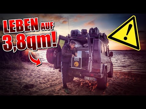 3,8qm - Leben in der G-Klasse #002 Vanlife Minimalismus digitaler Nomade | Fritz Meinecke