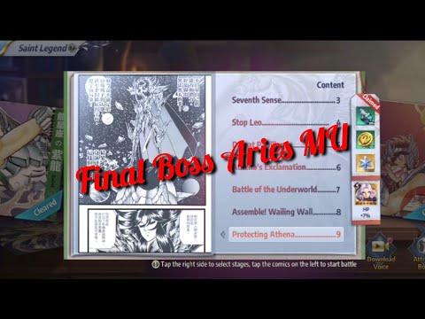 Saint Seiya Awakening (SEA) Story Legend Mu stage 9
