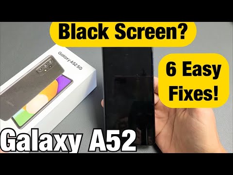 Galaxy A52: Black Screen (Screen Won't Turn On?) FIXED!