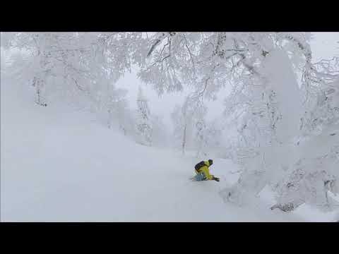蔵王温泉スキー場パウダーセッション/zao onsen ski resort powder session 2021.02.09