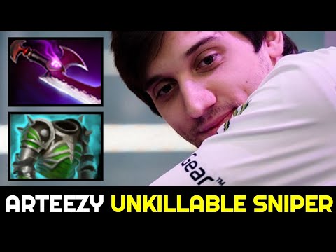 ARTEEZY Unkillable Sniper with Fast Silver Edge Build Dota 2