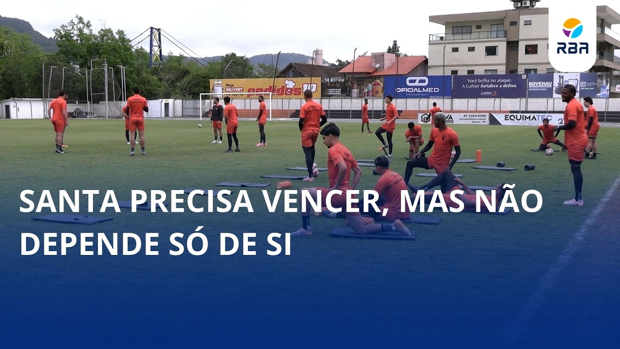 Santa precisa vencer, mas não depende só de si