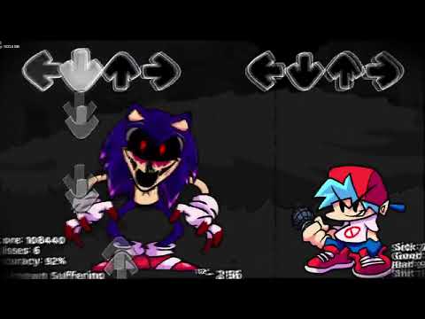 Unknown Suffering V2 but Sonic.exe sings it | Friday Night Funkin'