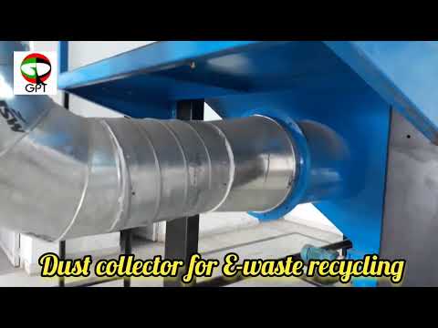Dust collector for Lithium battery recycling management technologies