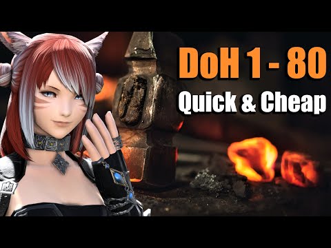 FFXIV: Crafter/DoH 1 - 80 Leveling Guide in 6 Minutes (Updated on 13th of January 2022)