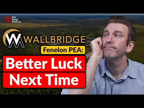 GOLD: Wallbridge Mining Fenelon PEA, disappoints despite Gold record prices