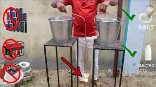How To Generate Free Electricity With Salt And Electrolyte At Home, Fk Tech