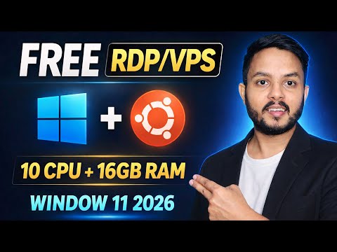 FREE Window RDP 2026 | How to Create a Free Windows RDP on VPSServer in 2026